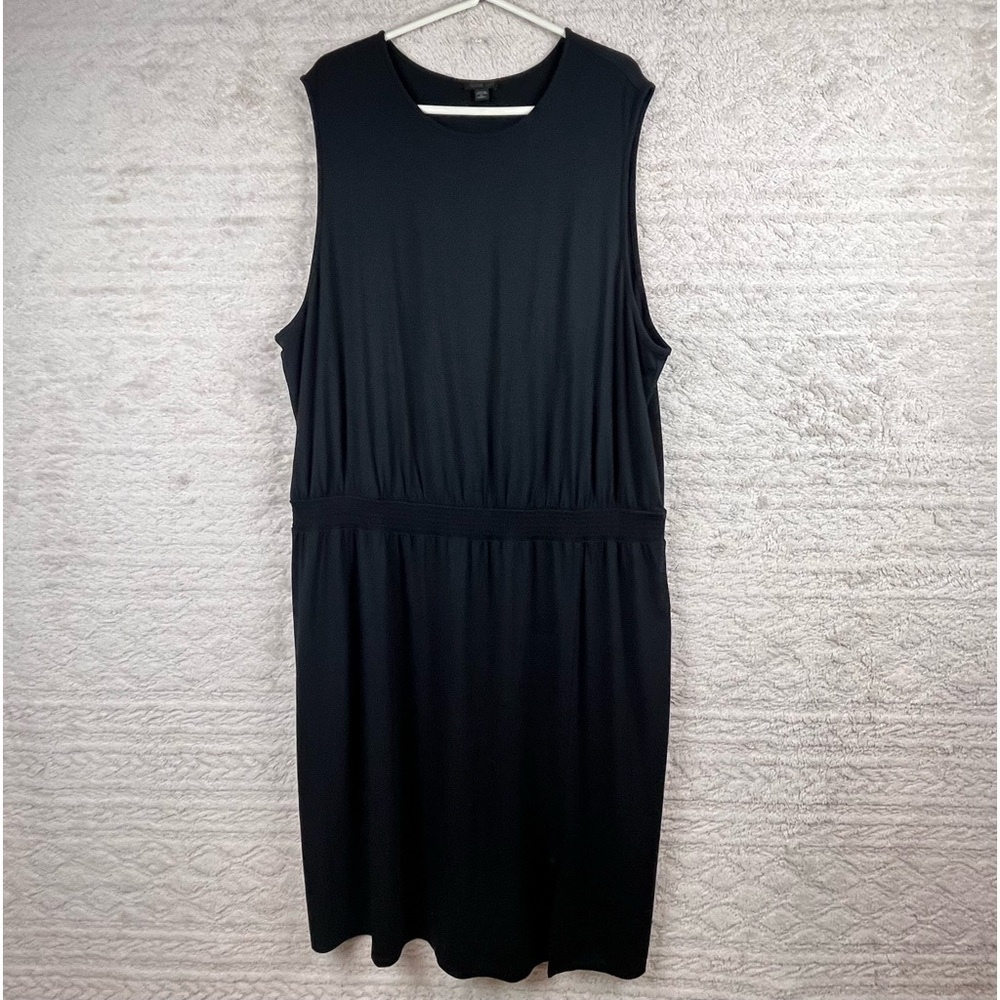 J. JILL Wearever Black Knit Dress